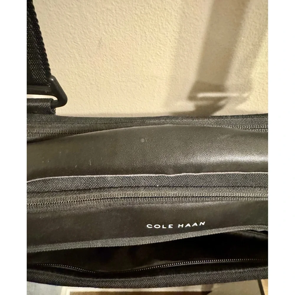 Cole Haan ZERØGRAND Attache Case Black Laptop Briefcase Work Business Bag
